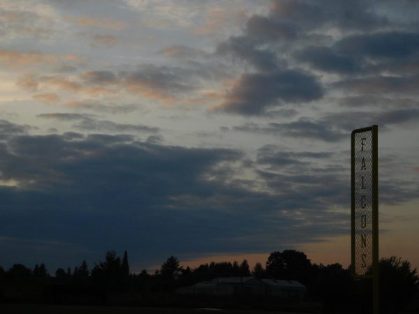 A painted sky fell over La Salle's baseball field on Sept. 10.