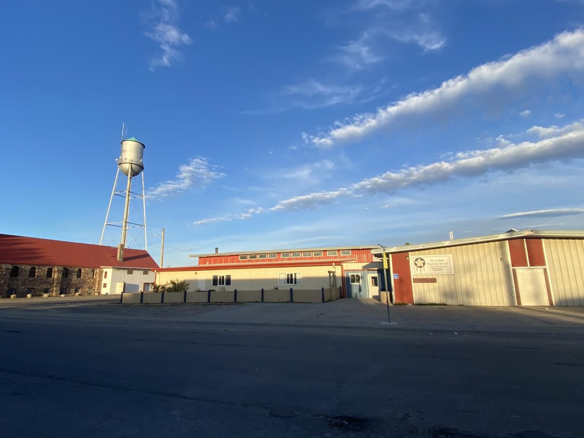 The exterior of De La Salle Blackfeet, located smack-dab in the middle of Browning, Montana. 