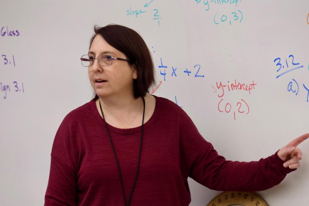 Math teacher Ms. Sue Pinto will be recognized as Educator of the Year during the annual Heroic Vow assembly on Wednesday, Nov. 19.