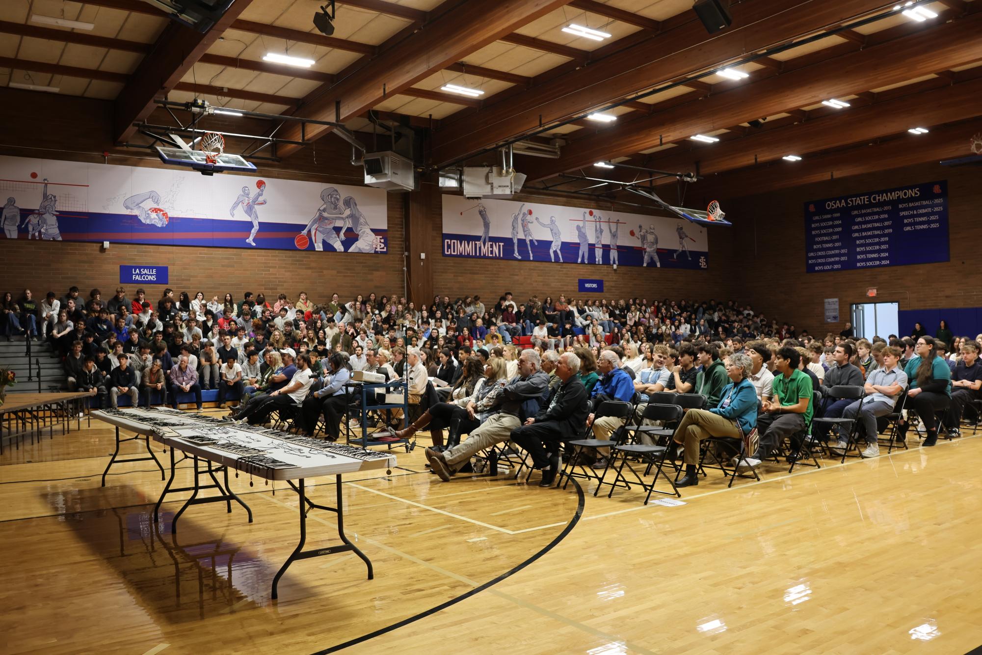 La Salle Honors Educator of the Year Ms. Pinto With Annual Heroic Vow Assembly