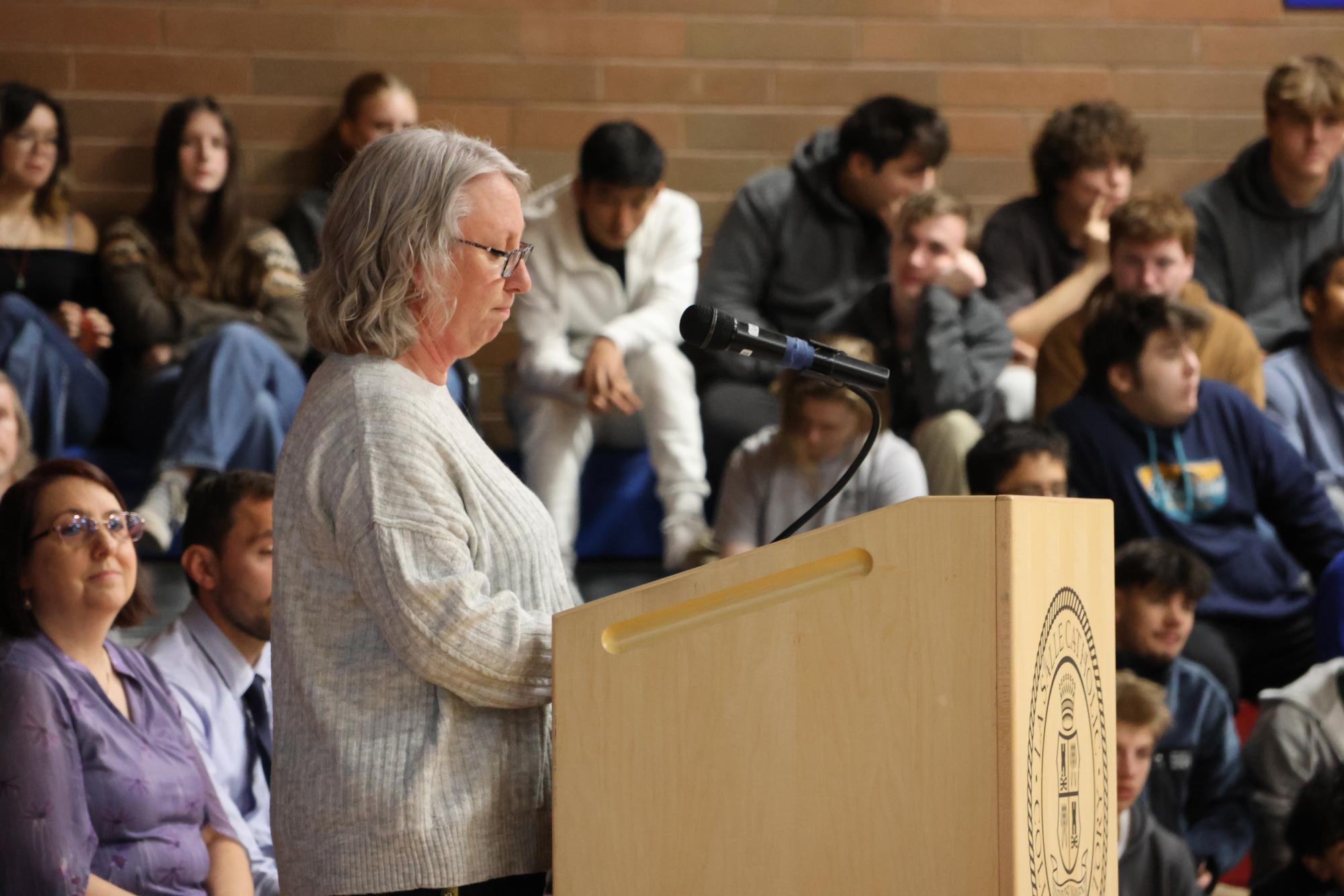 La Salle Honors Educator of the Year Ms. Pinto With Annual Heroic Vow Assembly