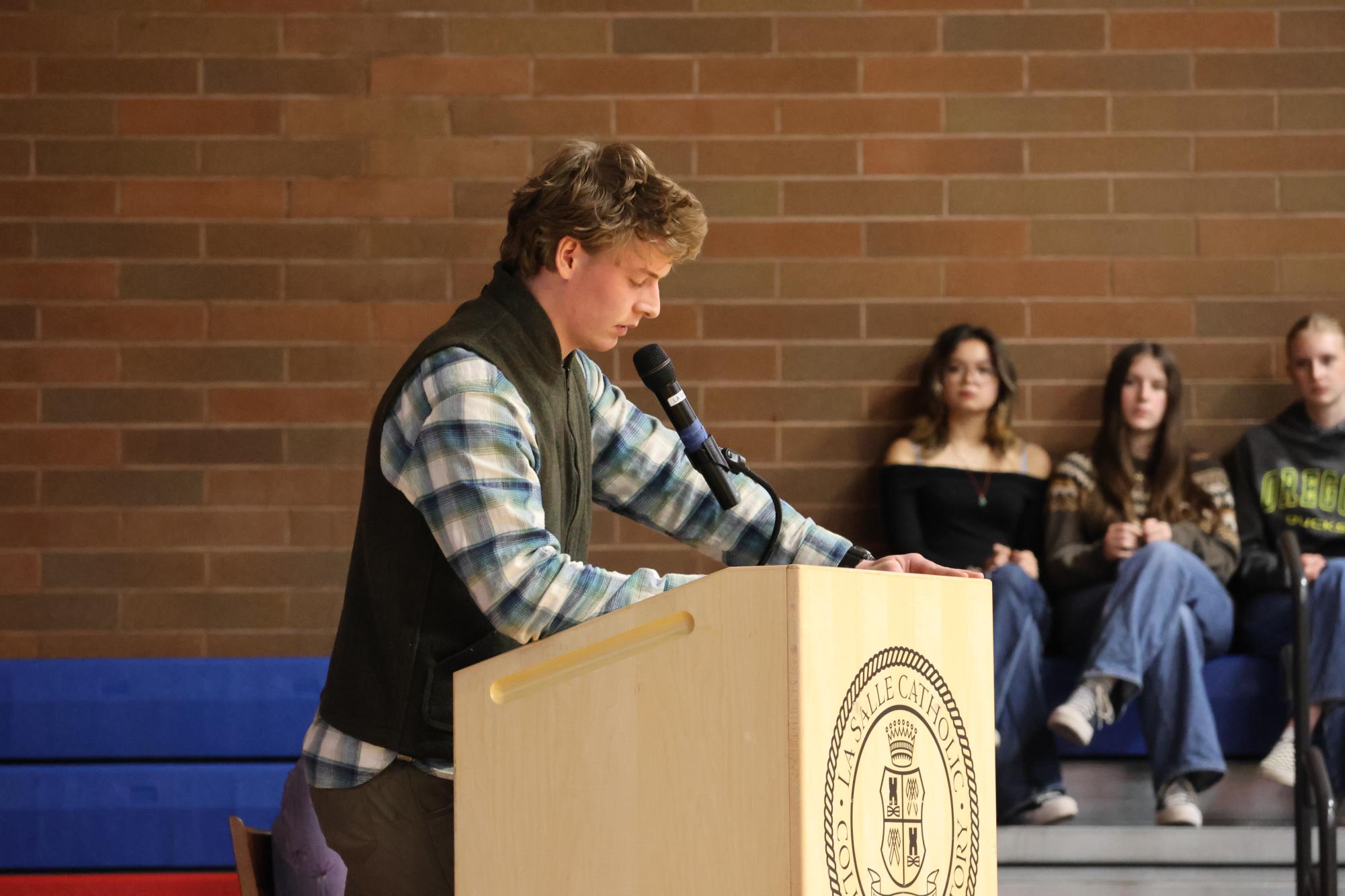 La Salle Honors Educator of the Year Ms. Pinto With Annual Heroic Vow Assembly