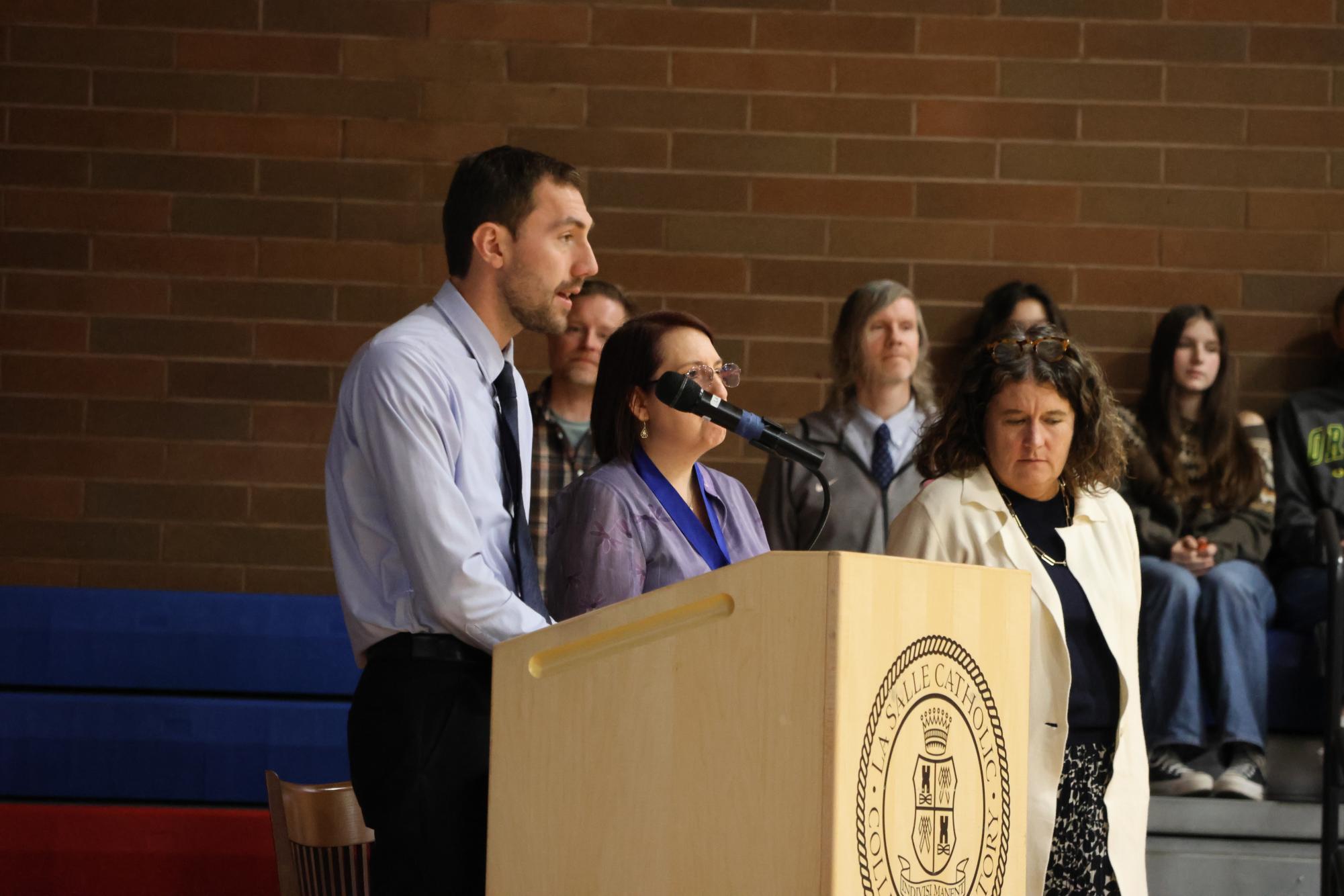 La Salle Honors Educator of the Year Ms. Pinto With Annual Heroic Vow Assembly