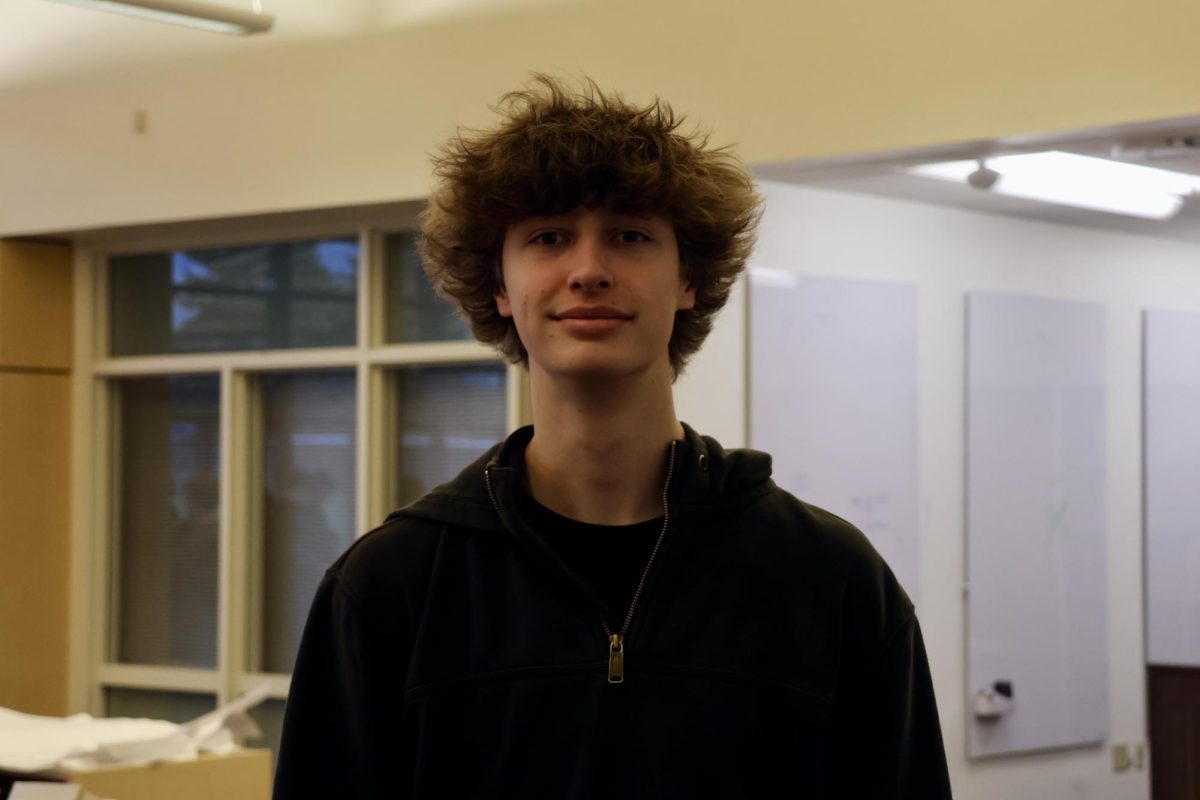 Junior Zephir Wilson tries to keep a positive attitude, not letting bad days bring him down.