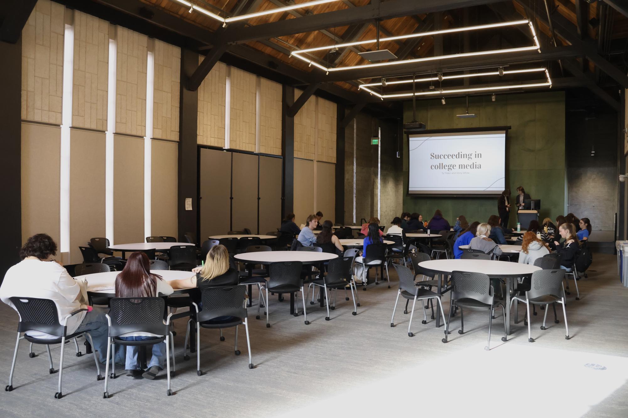 Falconer and Accipiter Students Venture to Annual Spring Media Day