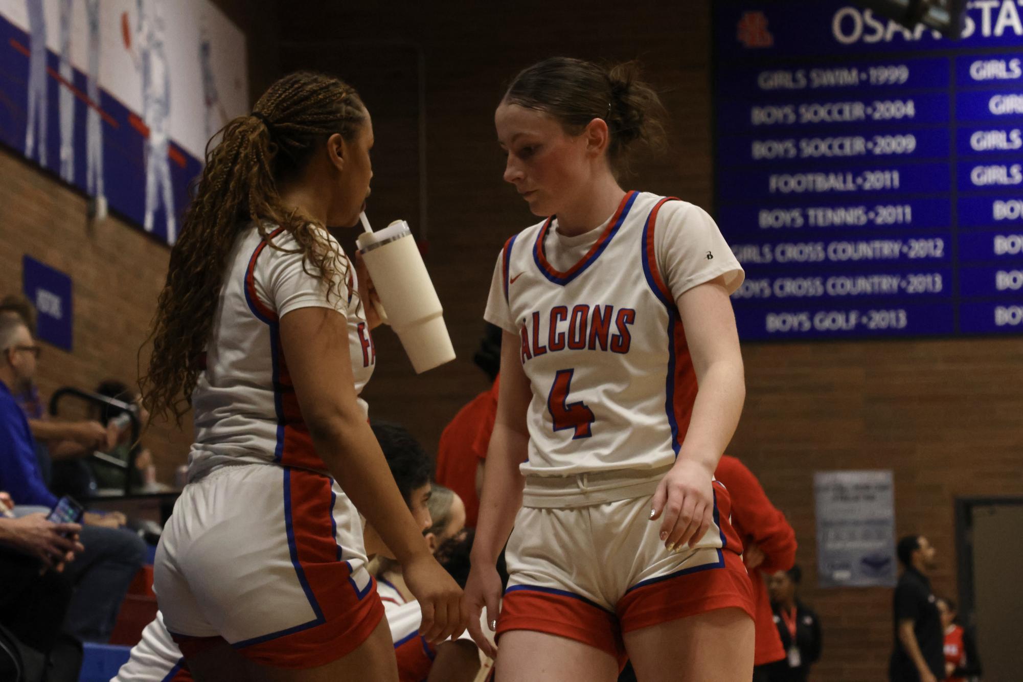 Photo Story: Falcons Girls Basketball Steamroll Eagles 61-28 at Home