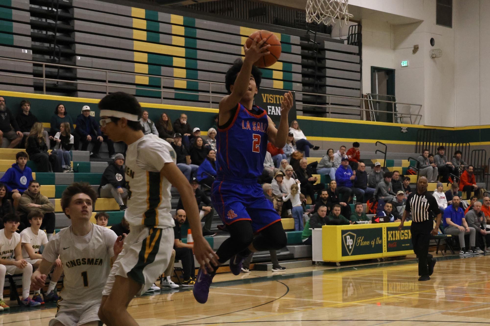 Photo Story: La Salle Boys Basketball Bests Rex Putnam 68-53 on the Road
