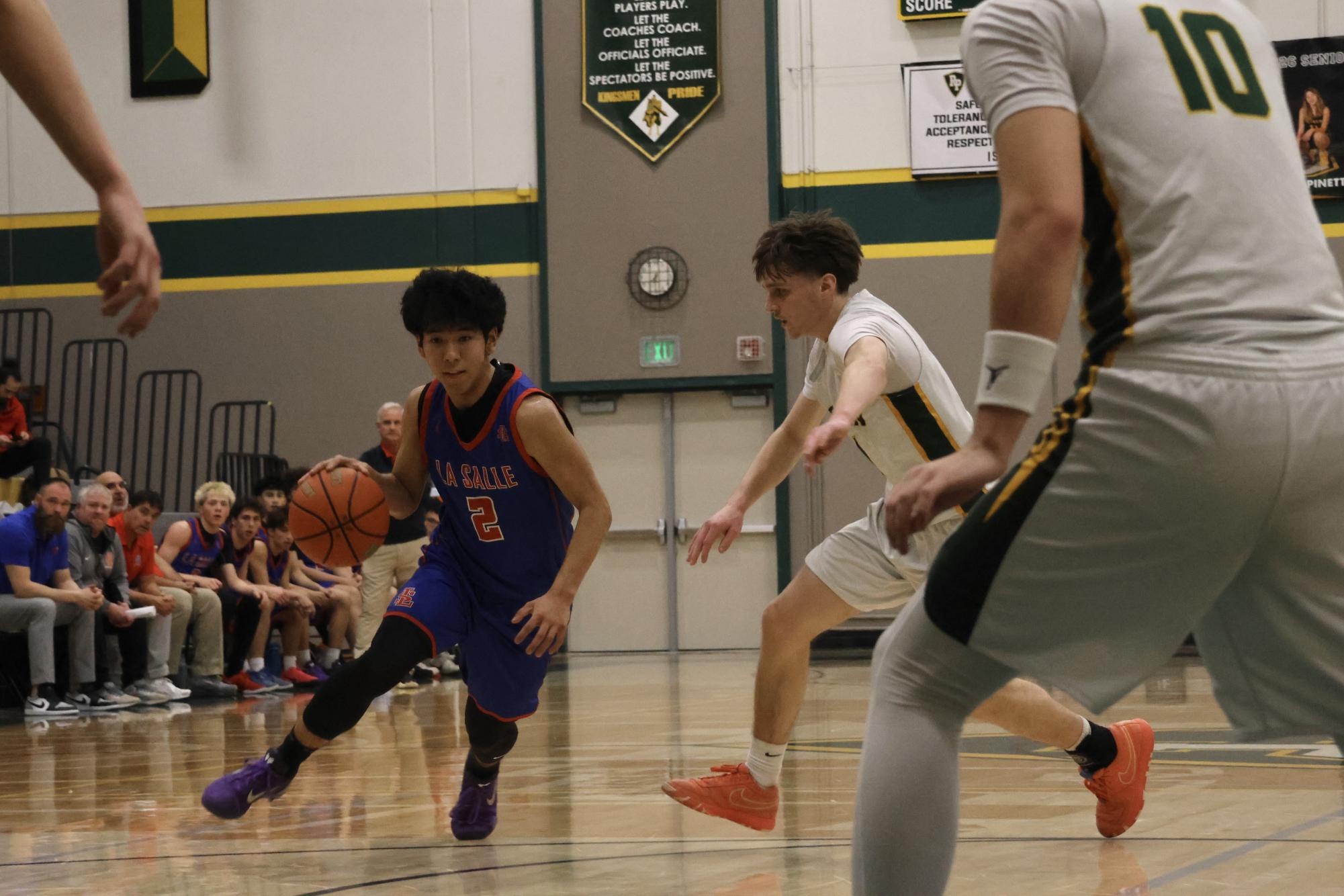 Photo Story: La Salle Boys Basketball Bests Rex Putnam 68-53 on the Road