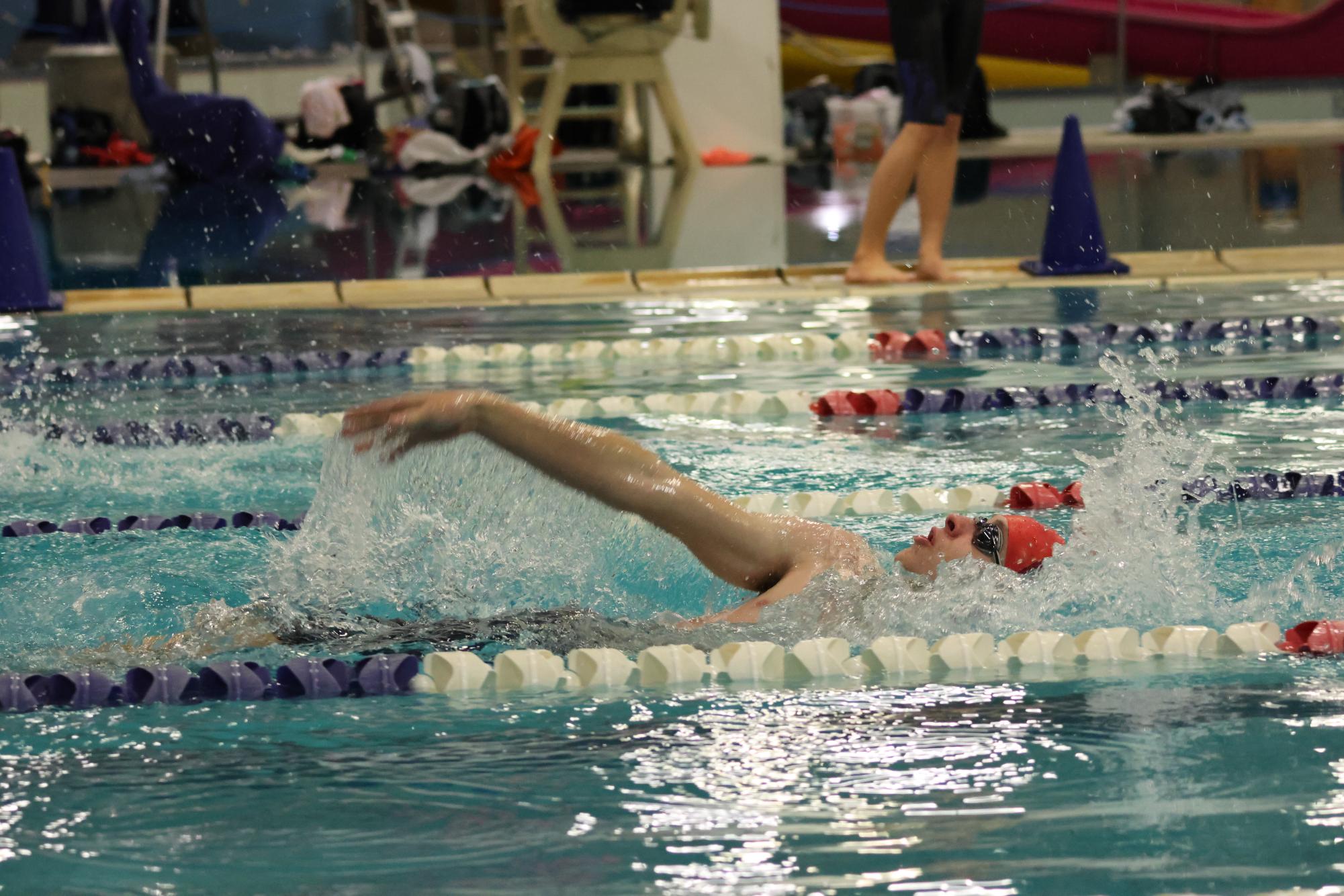 Falcons’ Last Plunge: La Salle Swim Team Hosts Their Senior Night