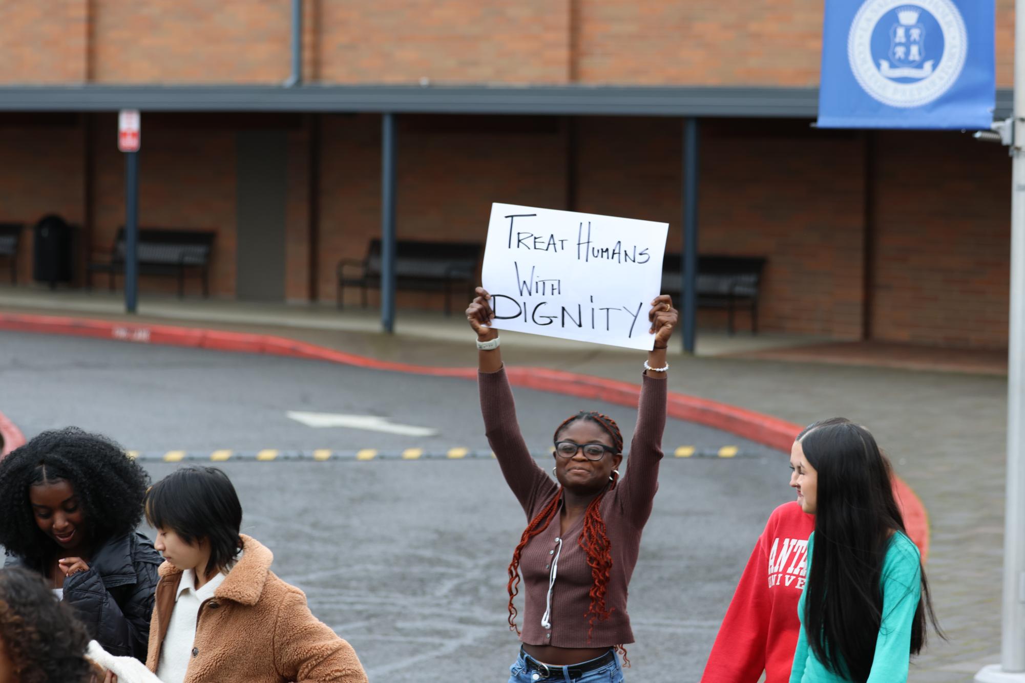 More Than 100 La Salle Students Participate in Nationwide Walkout