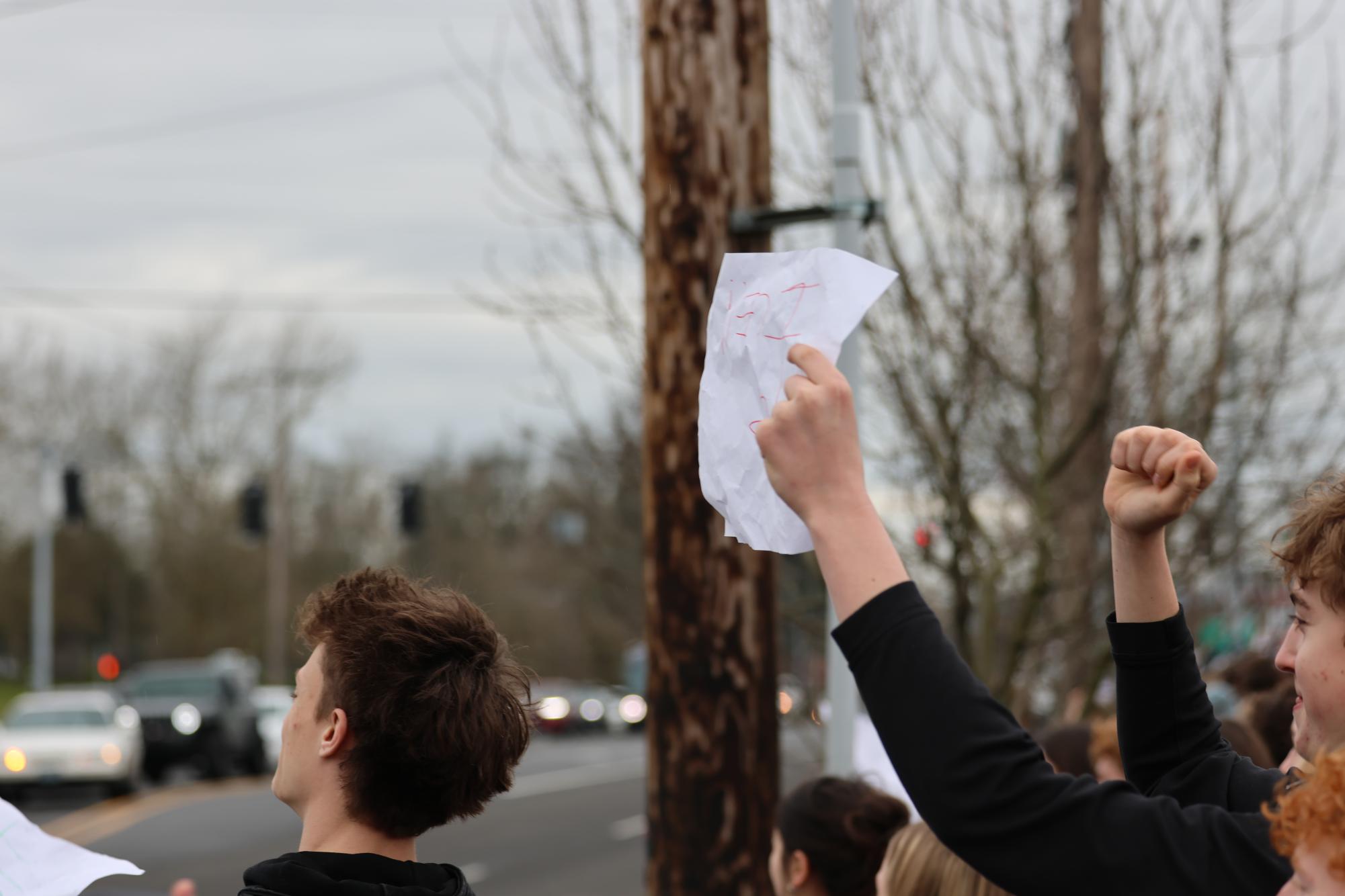 More Than 100 La Salle Students Participate in Nationwide Walkout