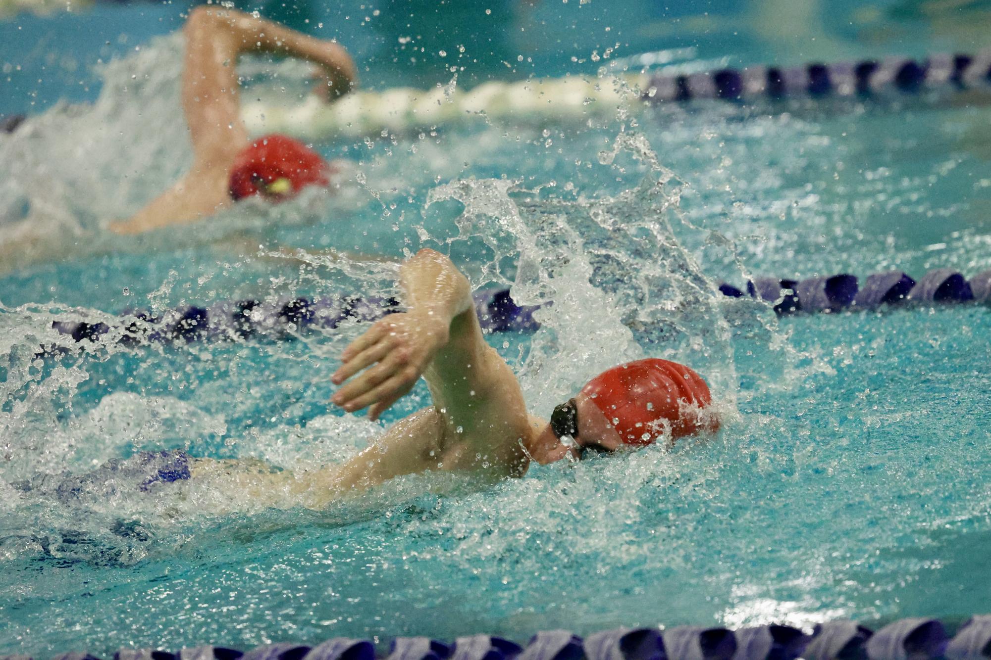 Falcons’ Last Plunge: La Salle Swim Team Hosts Their Senior Night