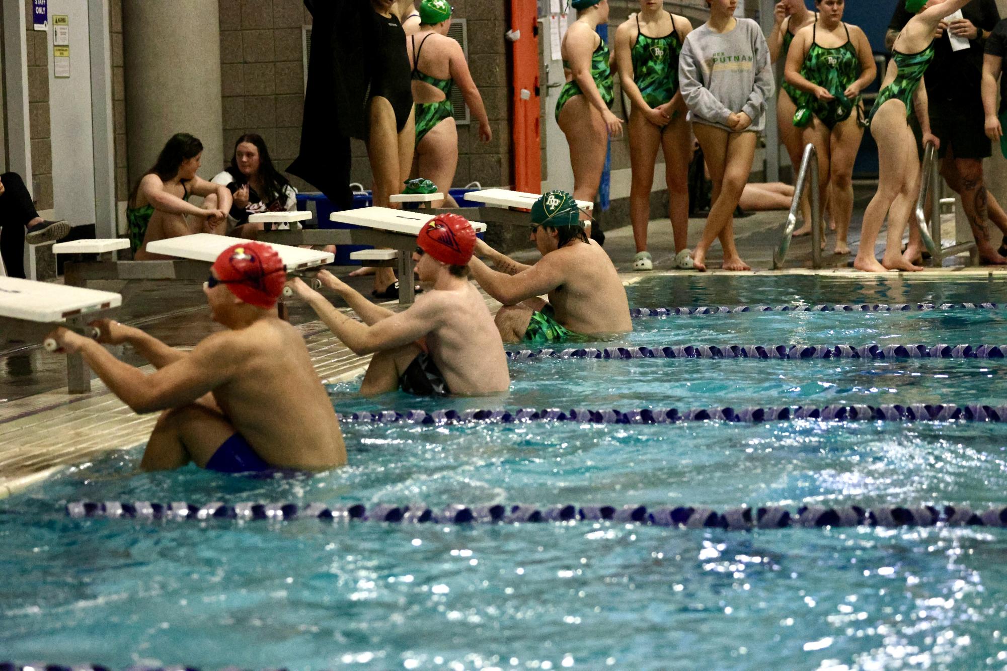 Falcons’ Last Plunge: La Salle Swim Team Hosts Their Senior Night