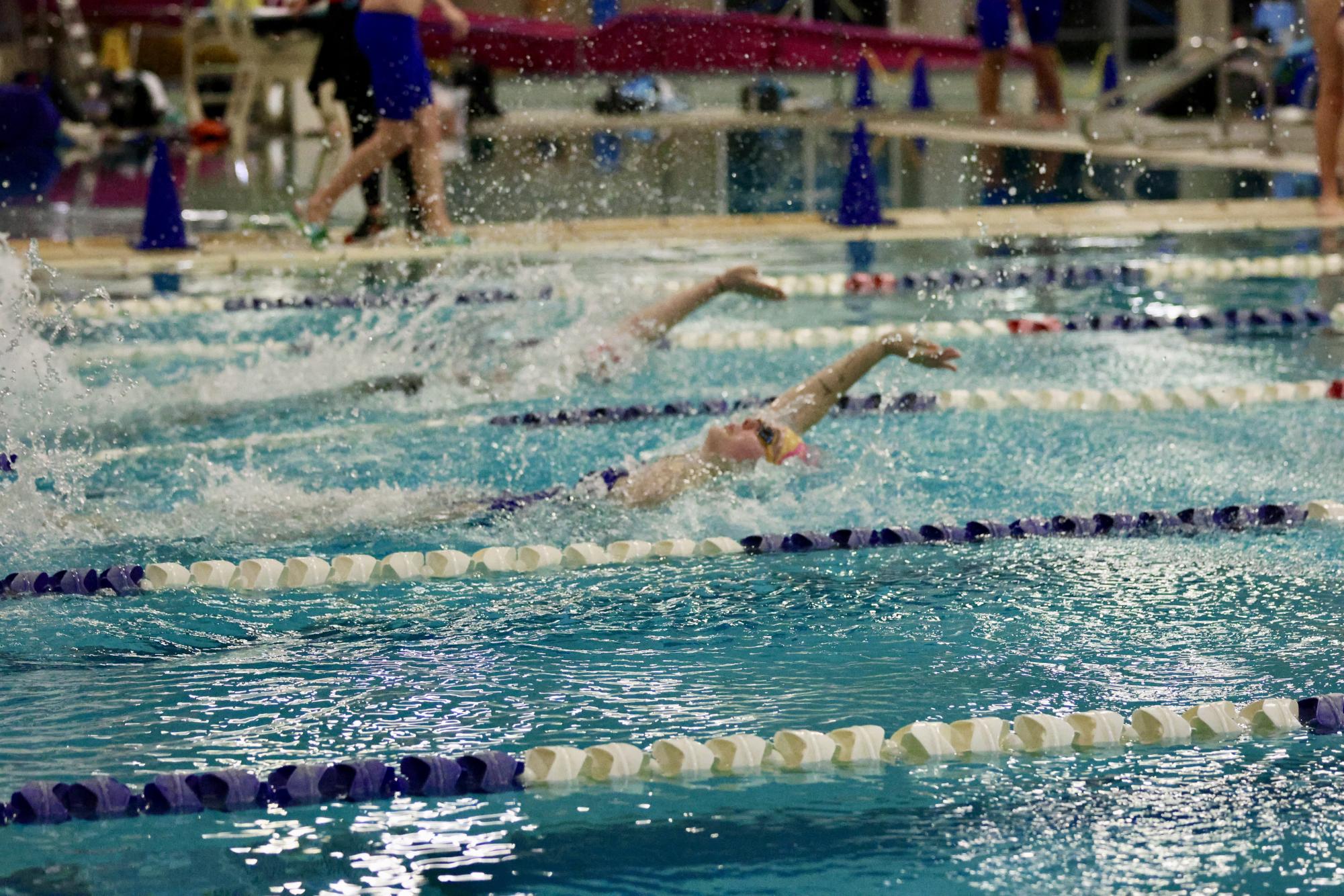 Falcons’ Last Plunge: La Salle Swim Team Hosts Their Senior Night