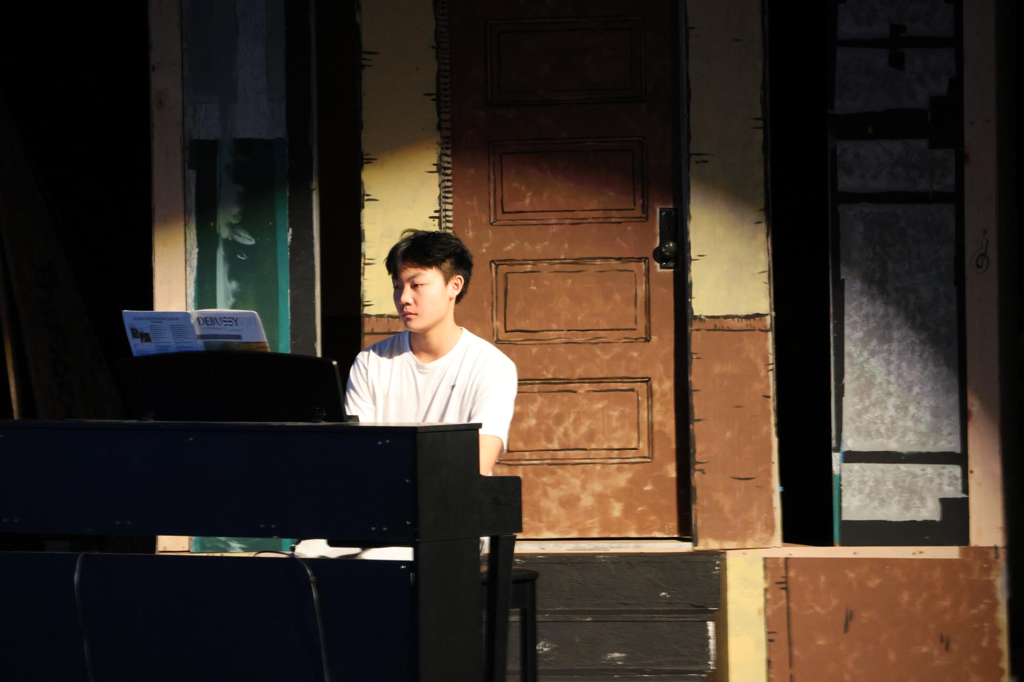Lasallians Gather in the Theater for Open Mic Night