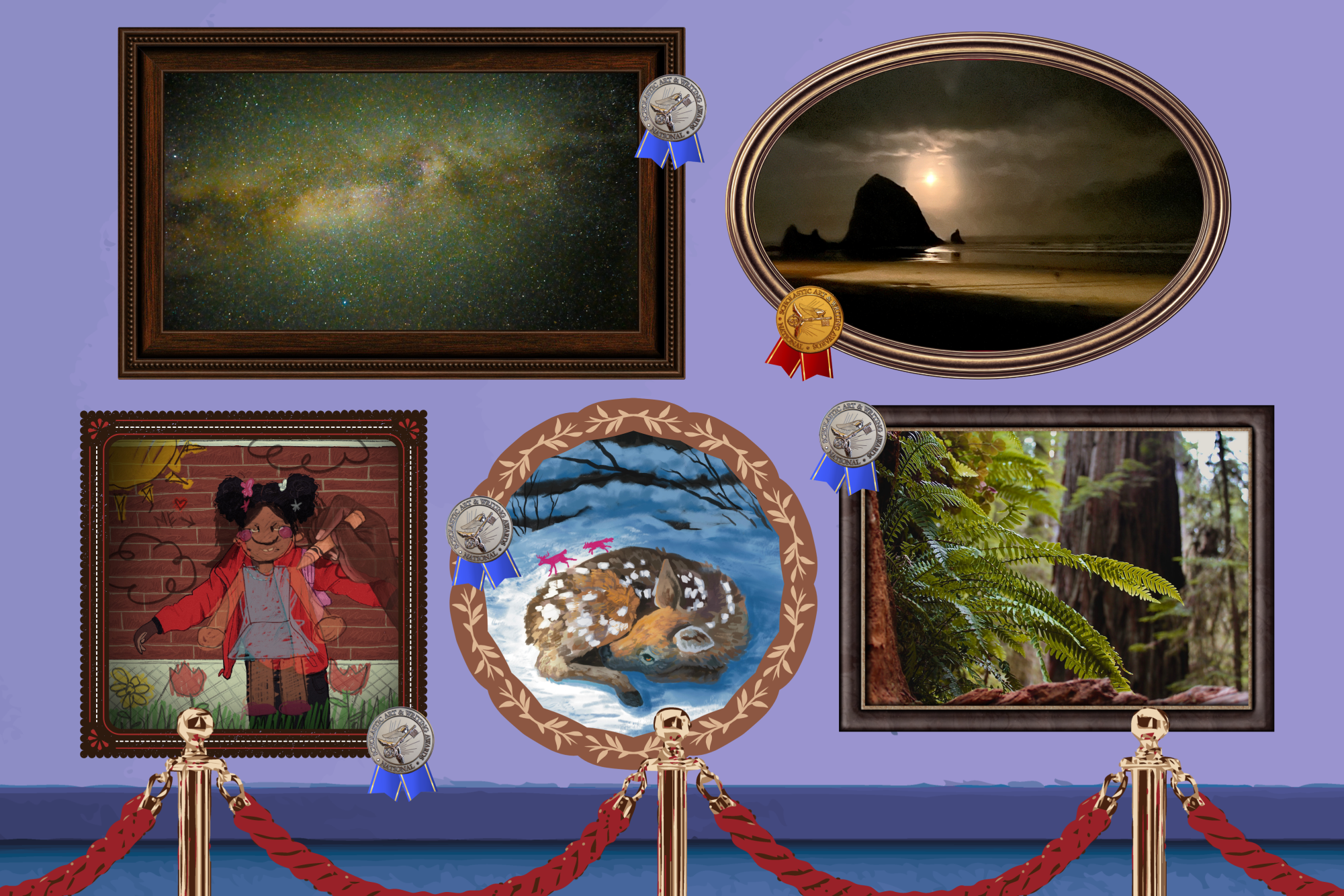 Eight Lasallian artists earned regional recognition in the 2025 Scholastic Art & Writing Awards, one of the largest creative competitions for students in the country.