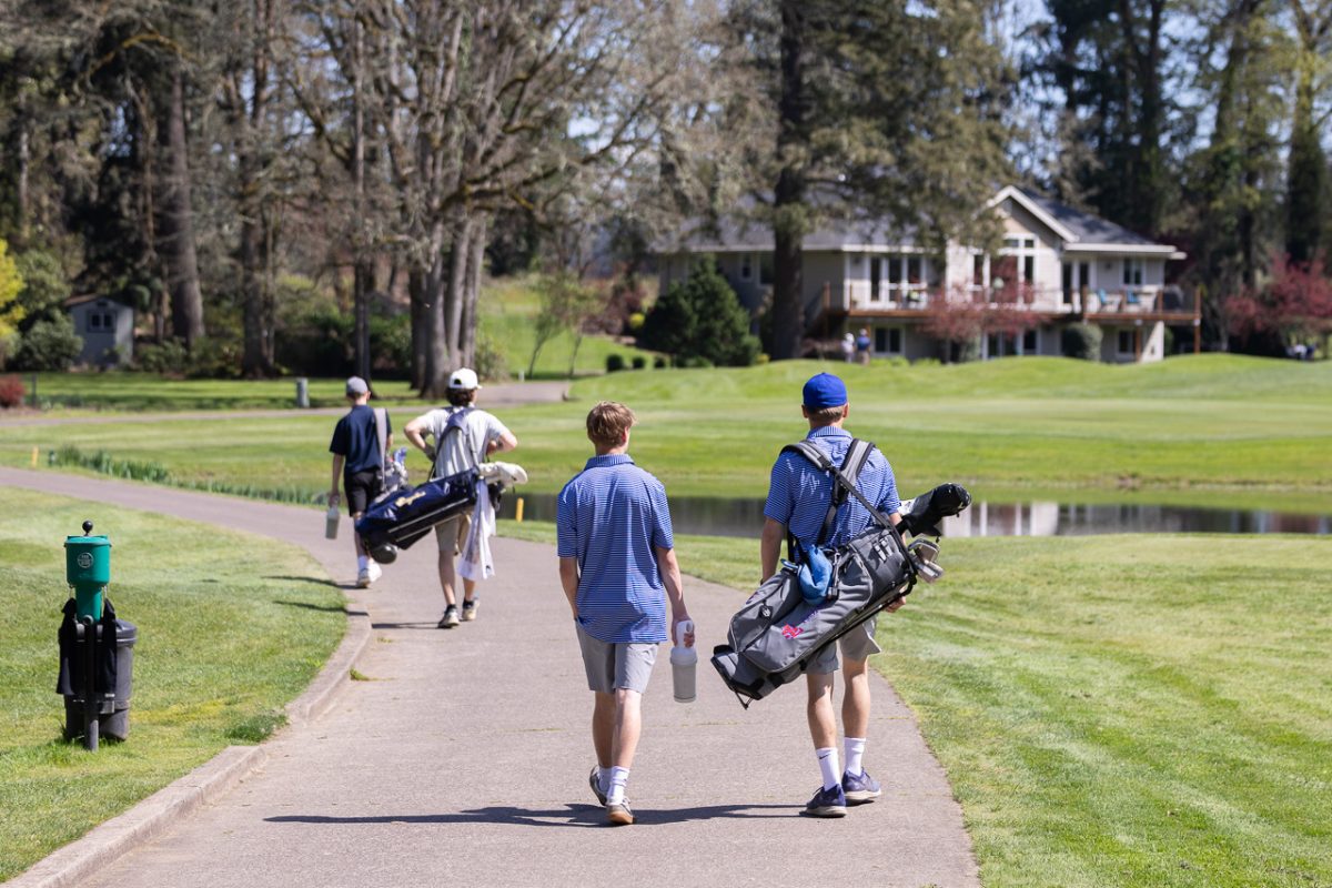 On Monday, April 6, the boys golf team participated in their first match — hosted by Canby High School — at Willamette Valley Country Club. They finished second place. Their next match will be hosted by Wilsonville on April 20, at Langdon Farms Golf Course. 