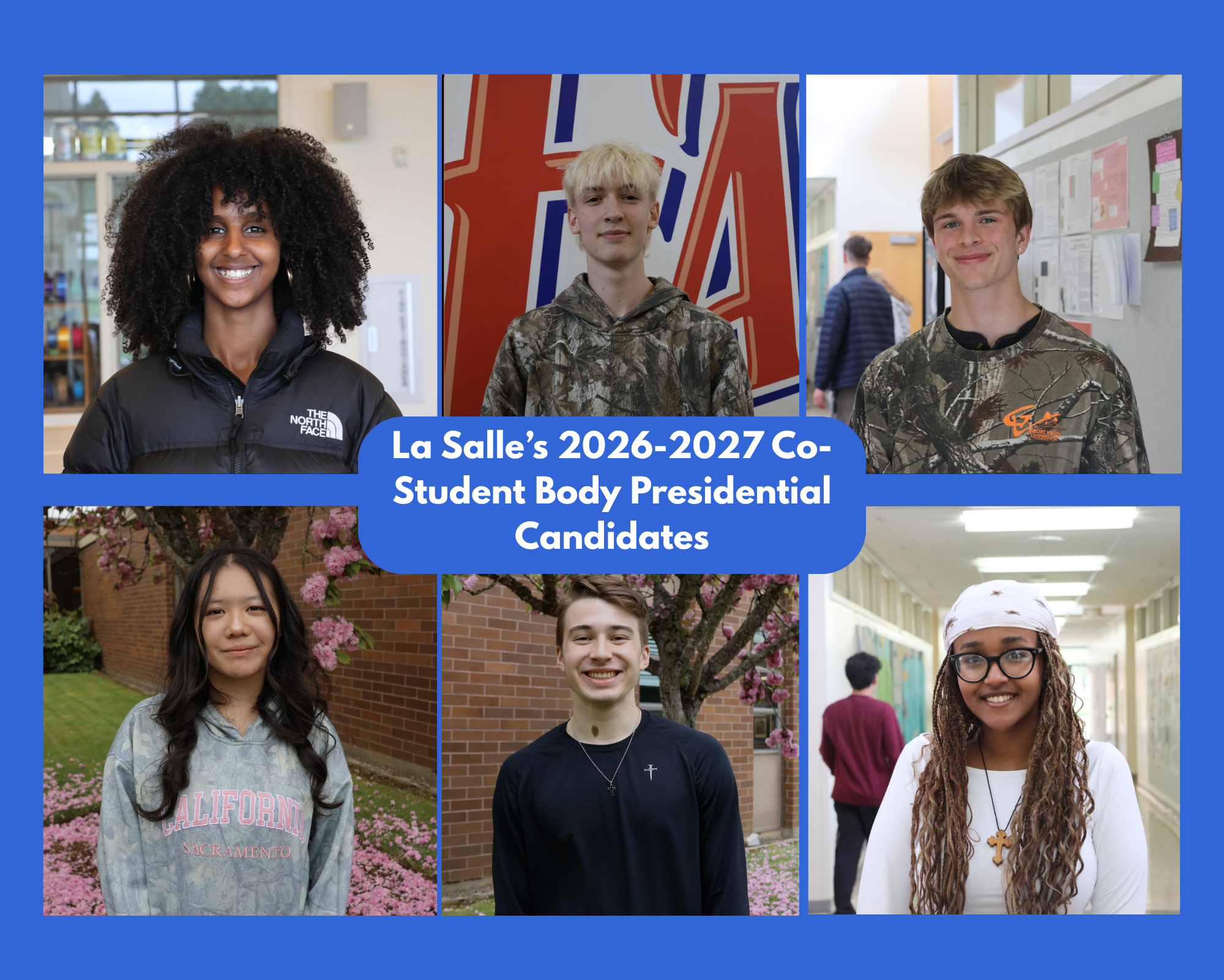 La Salle students will vote for the 2026-2027 Co-Presidents during Flex Time on Friday, April 17.
