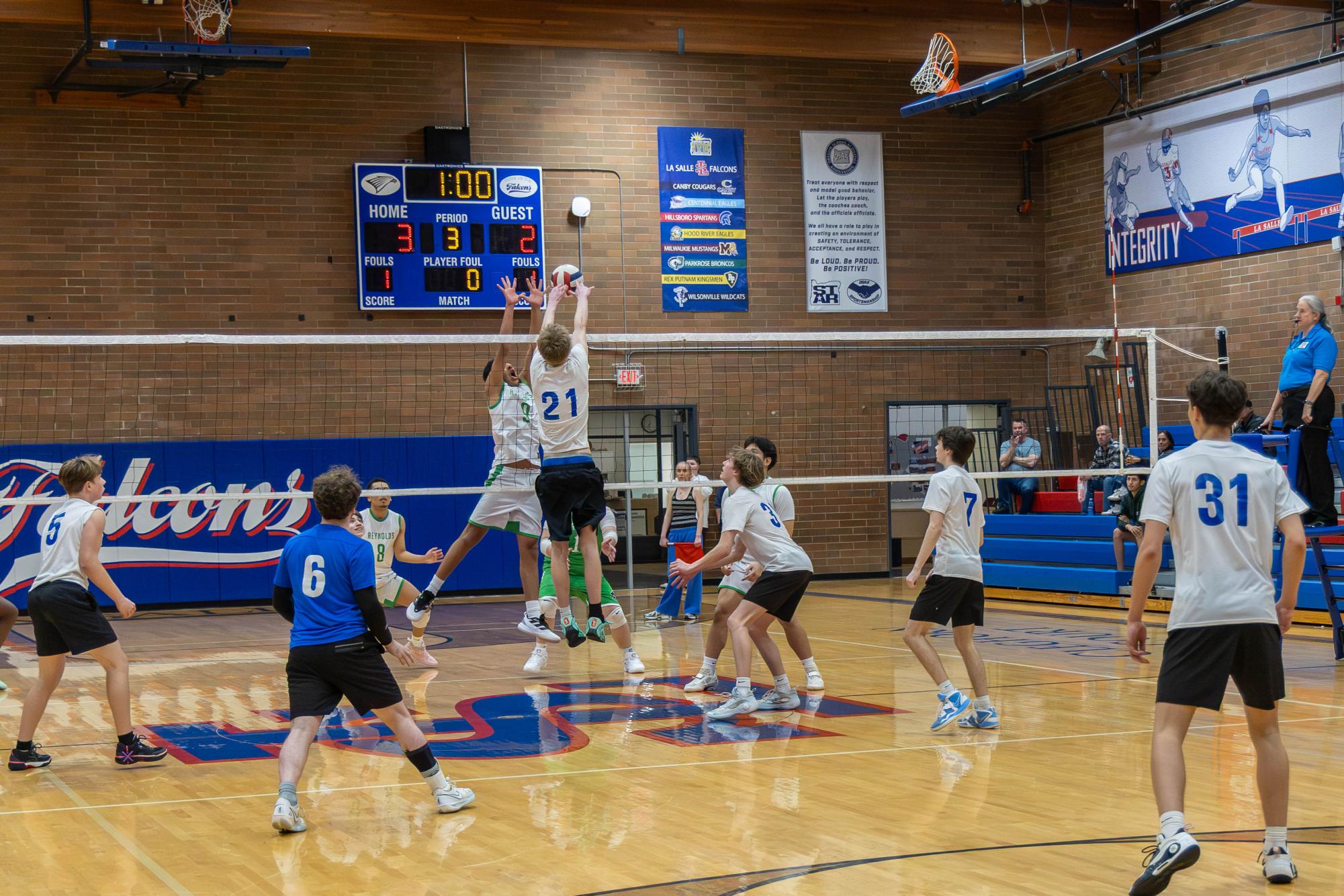 Photo Story: Boys Volleyball Succumbs to Reynolds High School in a Close 3–2 Loss