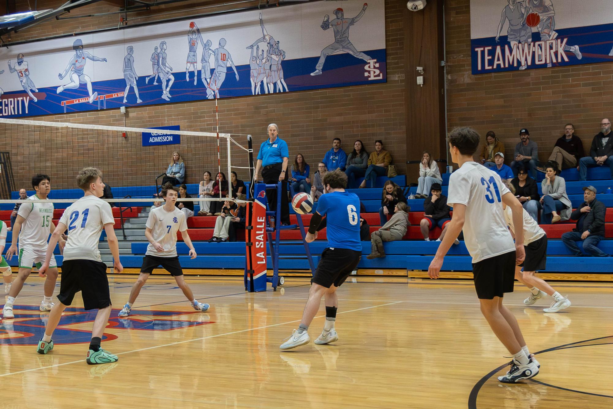 Photo Story: Boys Volleyball Succumbs to Reynolds High School in a Close 3–2 Loss