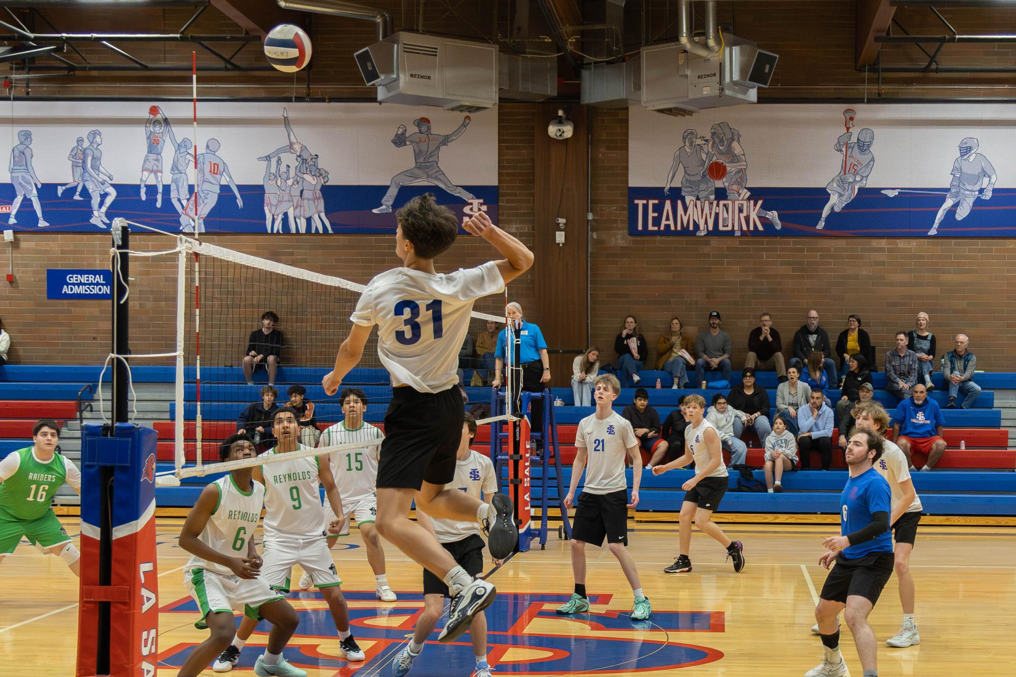 Photo Story: Boys Volleyball Succumbs to Reynolds High School in a Close 3–2 Loss