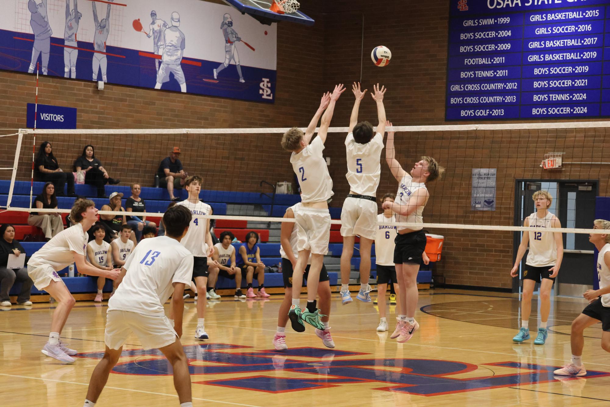 Photo Story: La Salle Varsity Boys Volleyball Dominates Barlow in 3-0 Victory
