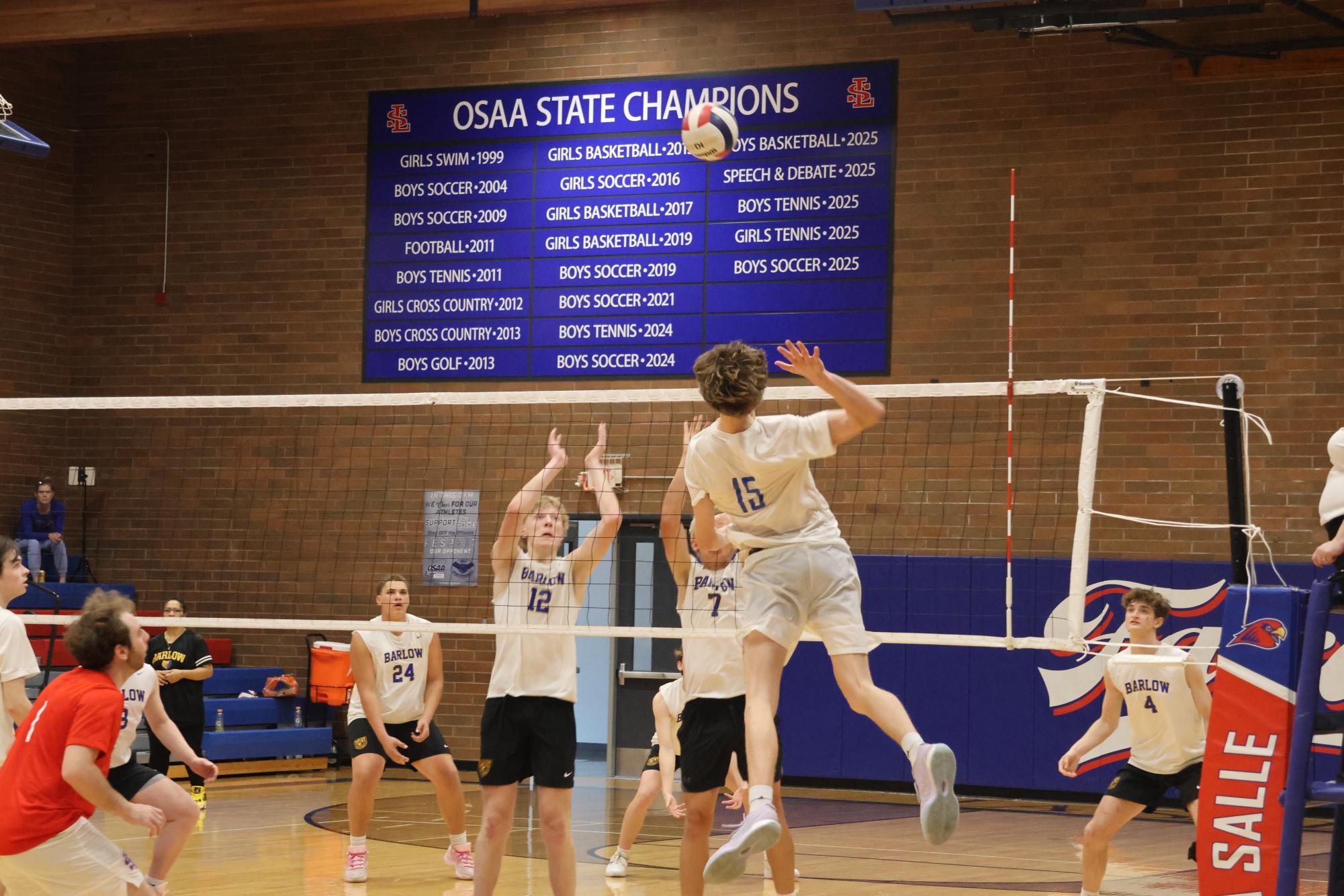 Photo Story: La Salle Varsity Boys Volleyball Dominates Barlow in 3-0 Victory