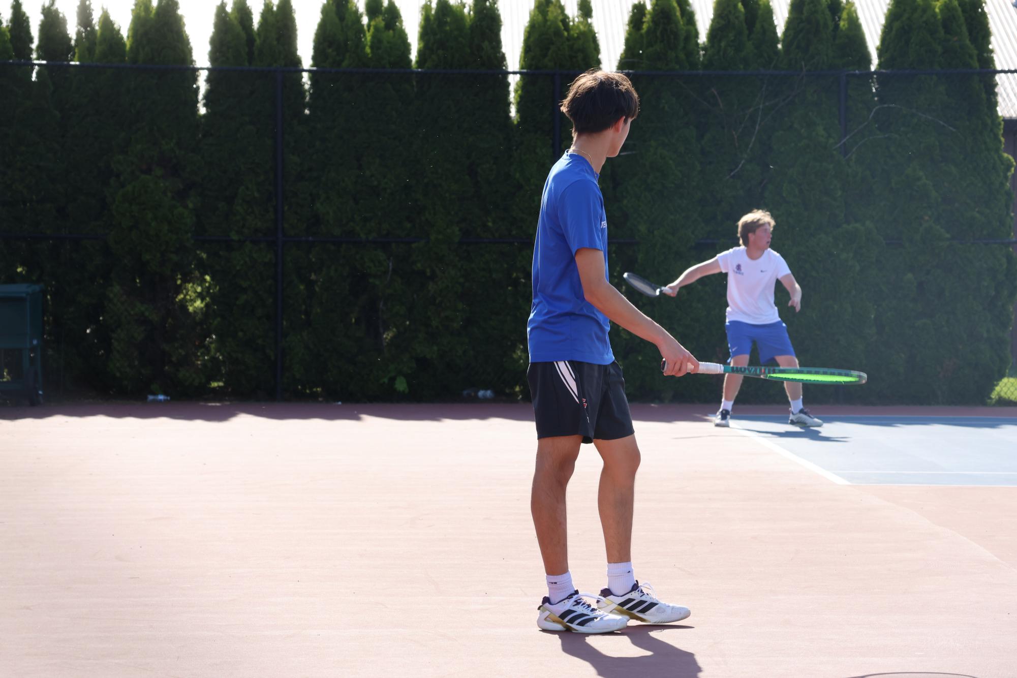 Photo Story: Varsity Boys Tennis Celebrates Senior Night Alongside Victory over Hillsboro High School