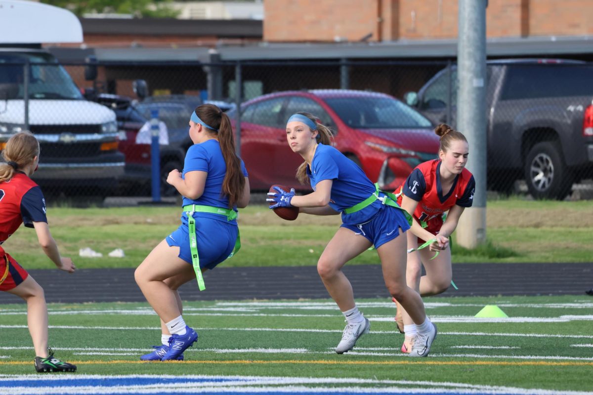 The Falcons fought hard for their first win of the doubleheader in their game against Lake Oswego High School, ultimately overcoming the Lakers 13-6 and giving themselves a boost of confidence going into their next game against Horizon Christian High School.