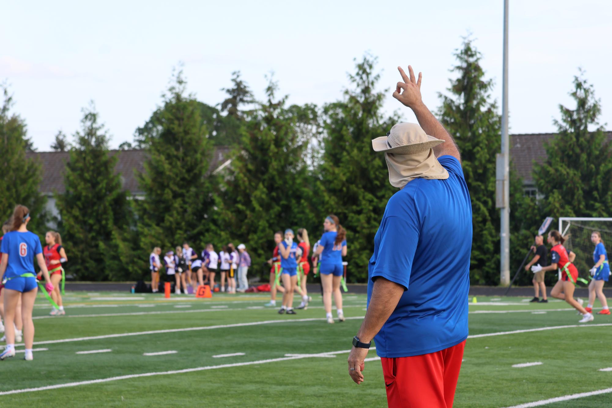 Photo Story: Girls Flag Football Team Sweeps Aside Lakers 13-6 in First Game of Doubleheader