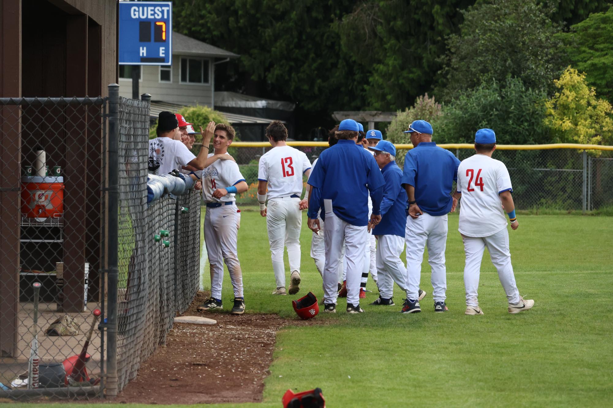 Photo Story: Falcons Baseball Fly in Stunning Home-Run-Filled 8–7 Walk-Off Victory