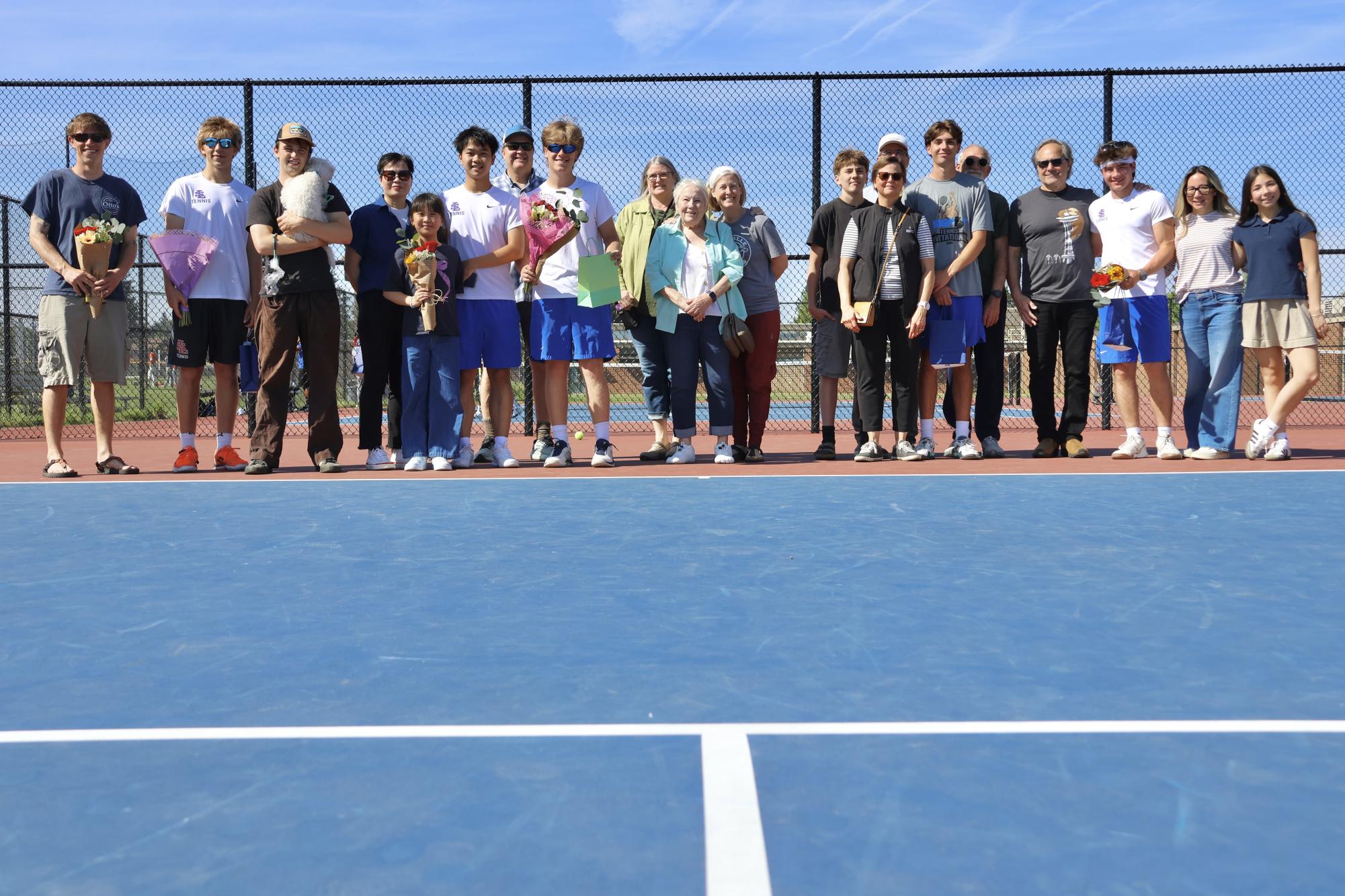Photo Story: Varsity Boys Tennis Celebrates Senior Night Alongside Victory over Hillsboro High School