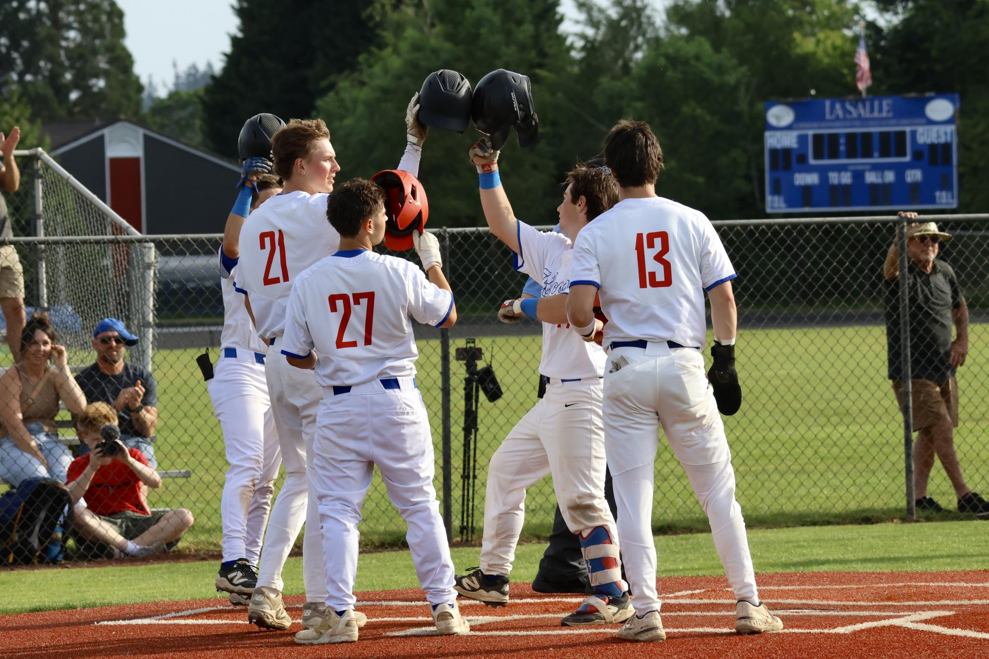 Photo Story: Falcons Baseball Fly in Stunning Home-Run-Filled 8–7 Walk-Off Victory