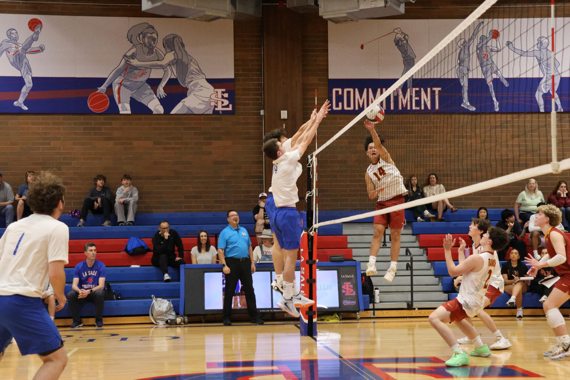 Photo Story: Varsity Boys Volleyball Falls to Central Catholic 3–0