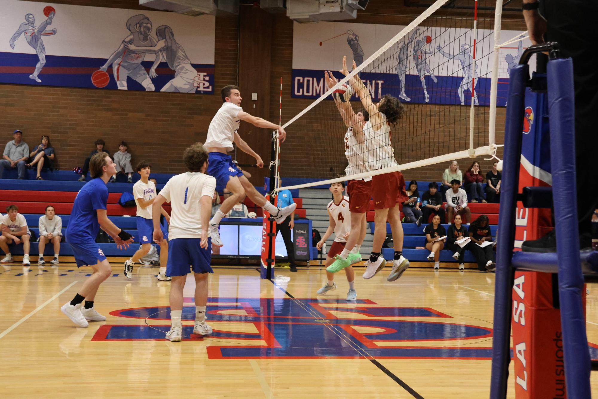 Photo Story: Varsity Boys Volleyball Falls to Central Catholic 3–0