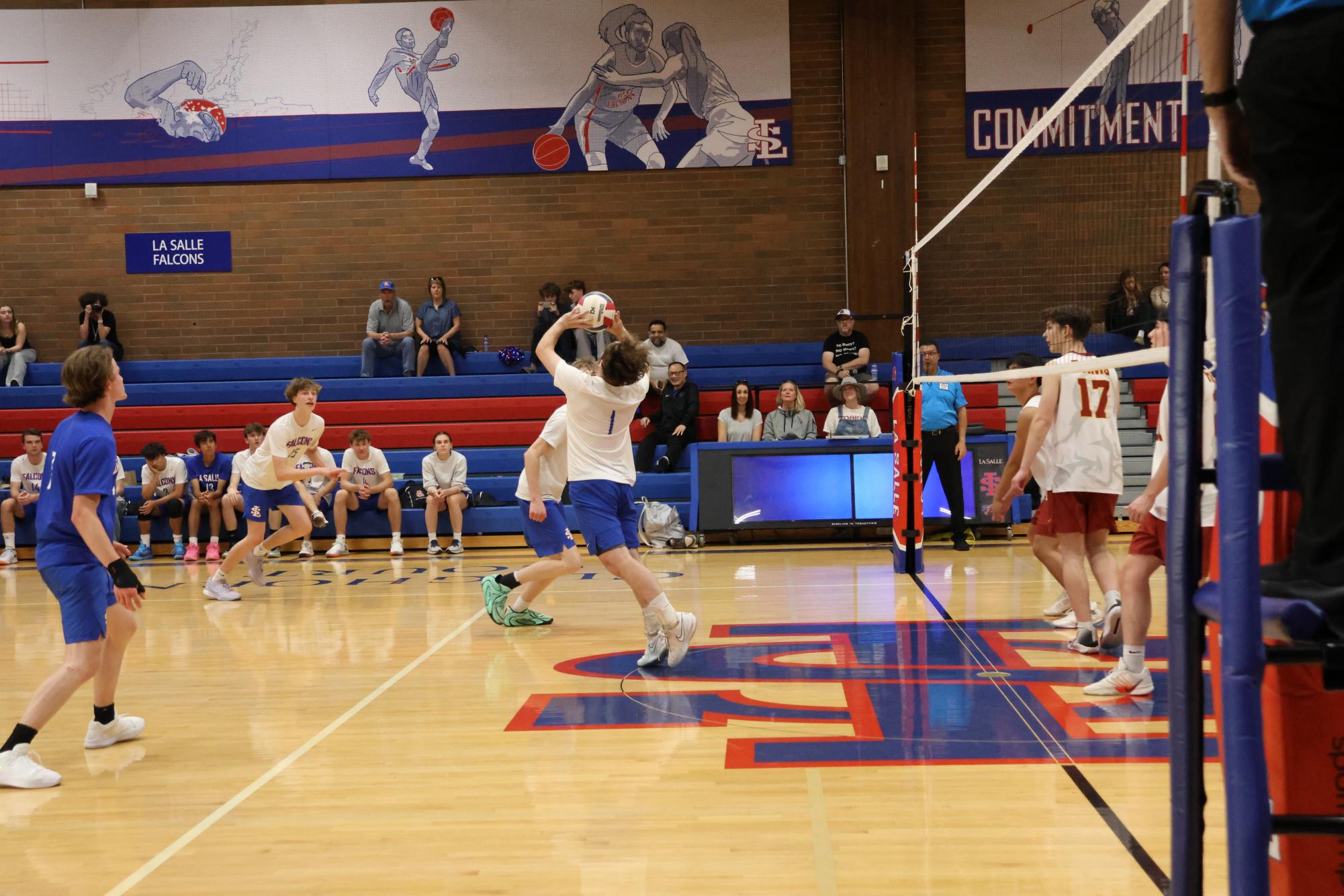 Photo Story: Varsity Boys Volleyball Falls to Central Catholic 3–0