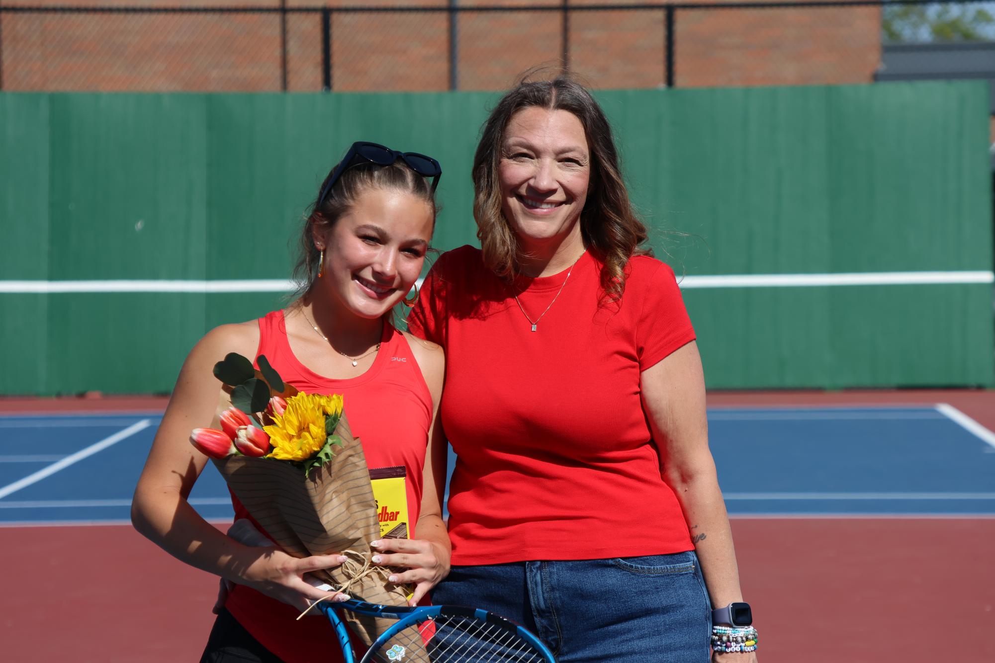 Photo Story: Girls Varsity Tennis Shuts Down Parkrose in Senior Night Victory