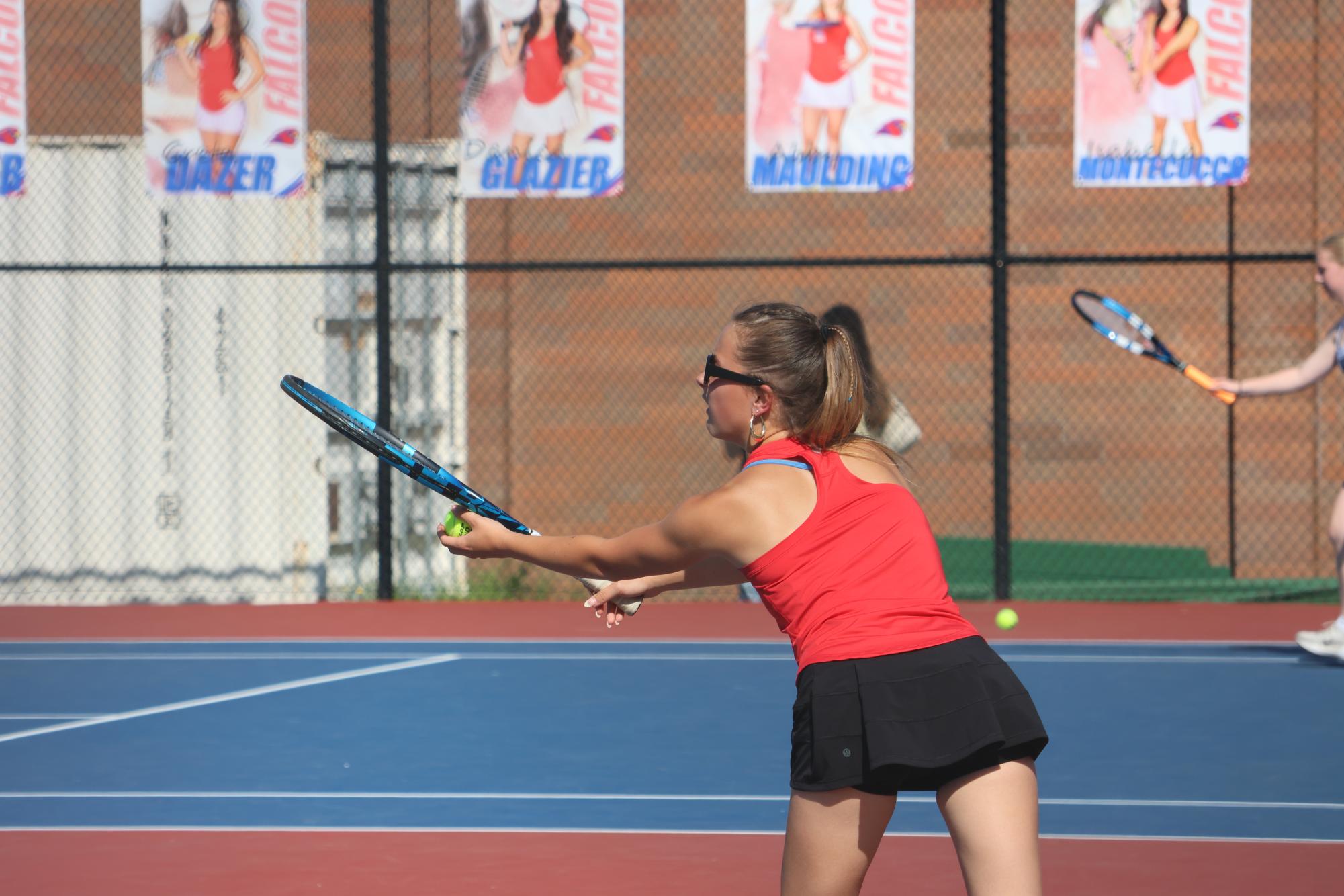 Photo Story: Girls Varsity Tennis Shuts Down Parkrose in Senior Night Victory
