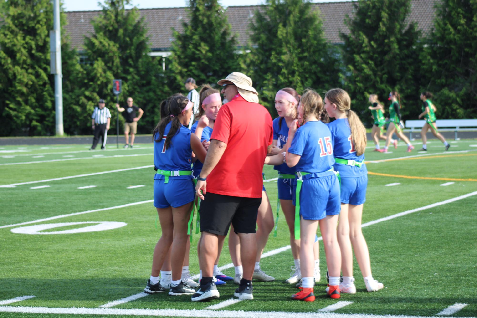 Photo Story: Girls Flag Football Routs Cleveland in 39-12 Domination