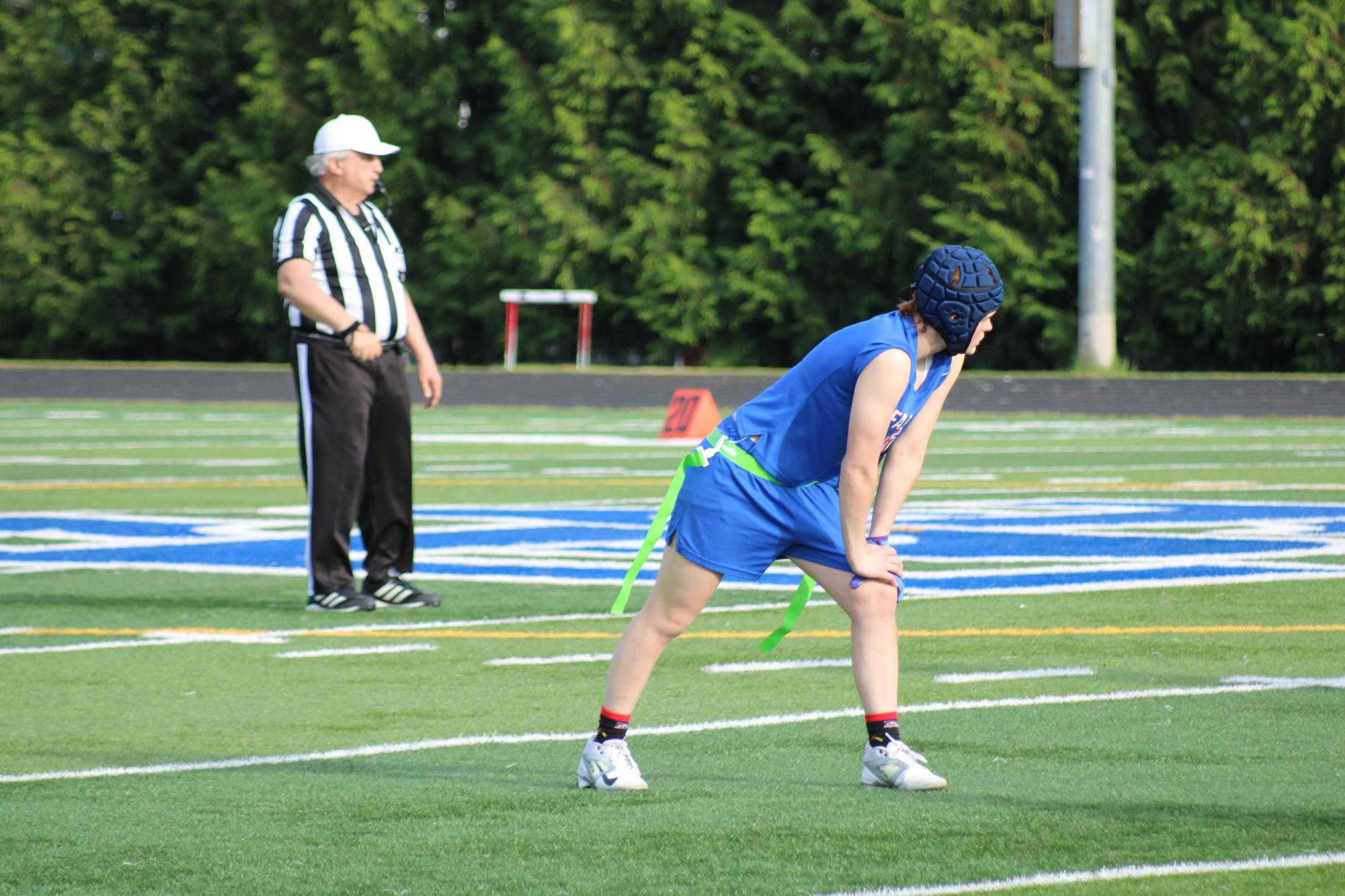 Photo Story: Girls Flag Football Routs Cleveland in 39-12 Domination