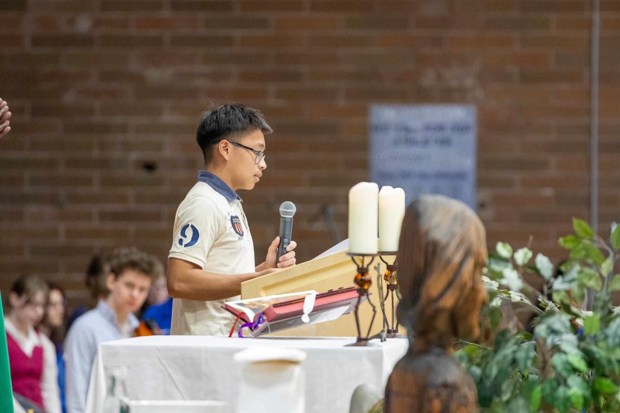 At Annual Founder’s Day Mass, Priest Speaks to the Value of God-Given Sight