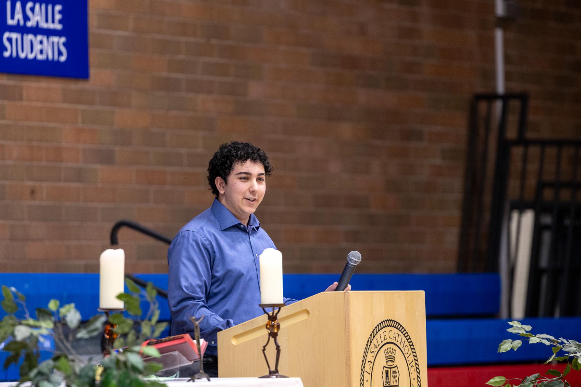At Annual Founder’s Day Mass, Priest Speaks to the Value of God-Given Sight
